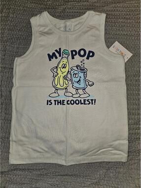 Garanimals Toddler Boys Graphic Jersey Tank Top - Size 3T - BNWT